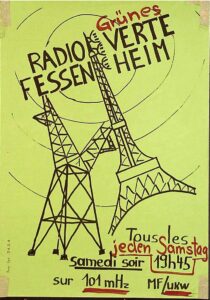 Erste Sendung von Radio Verte Fessenheim